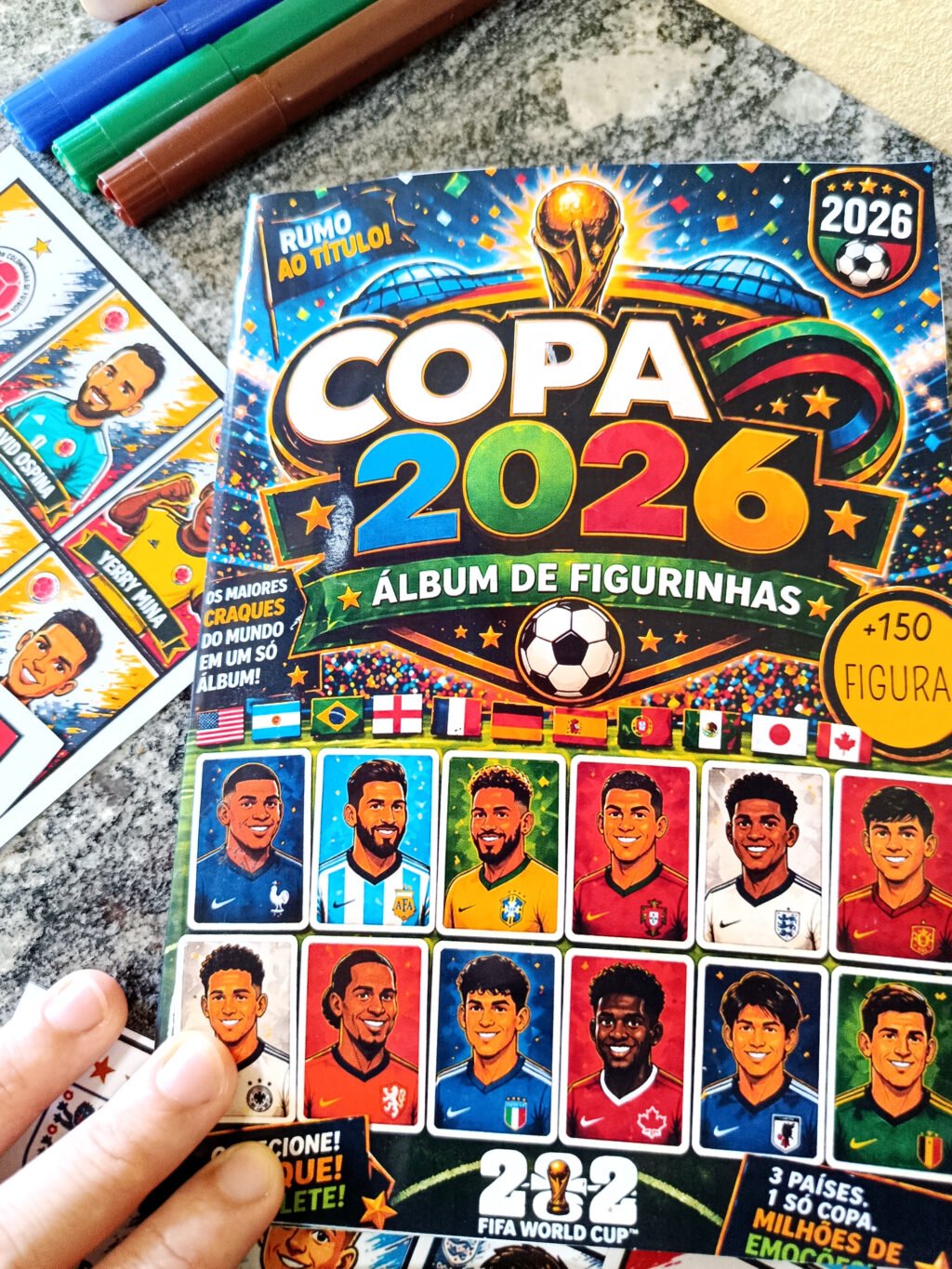 Álbum da Copa Figurinhas 2026 - Imagem 2