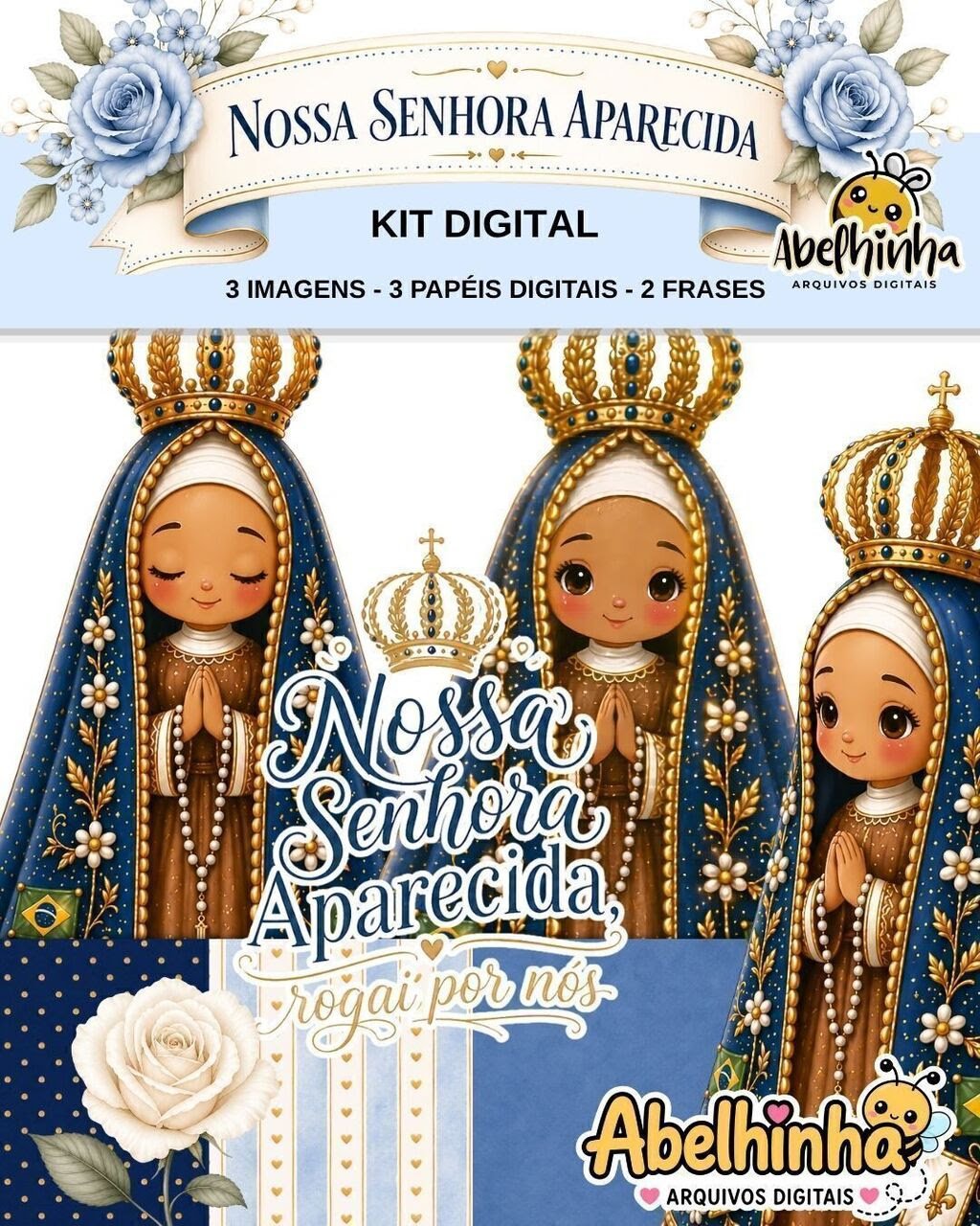 Nossa Senhora Aparecida - Kit Digital - Imagem 1