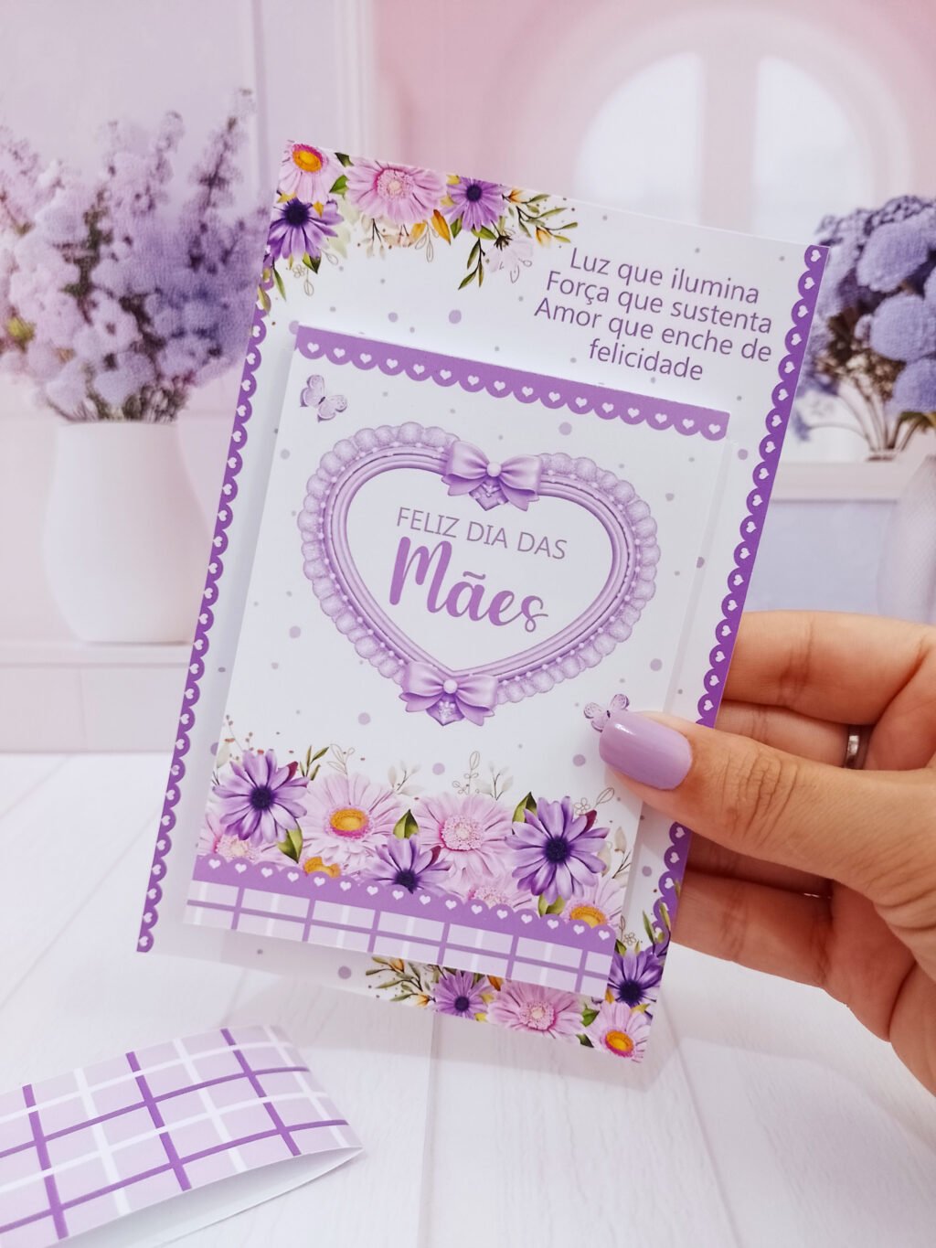 Kit Bloquinho + Card + Cinta - Dia das Mães - Imagem 2