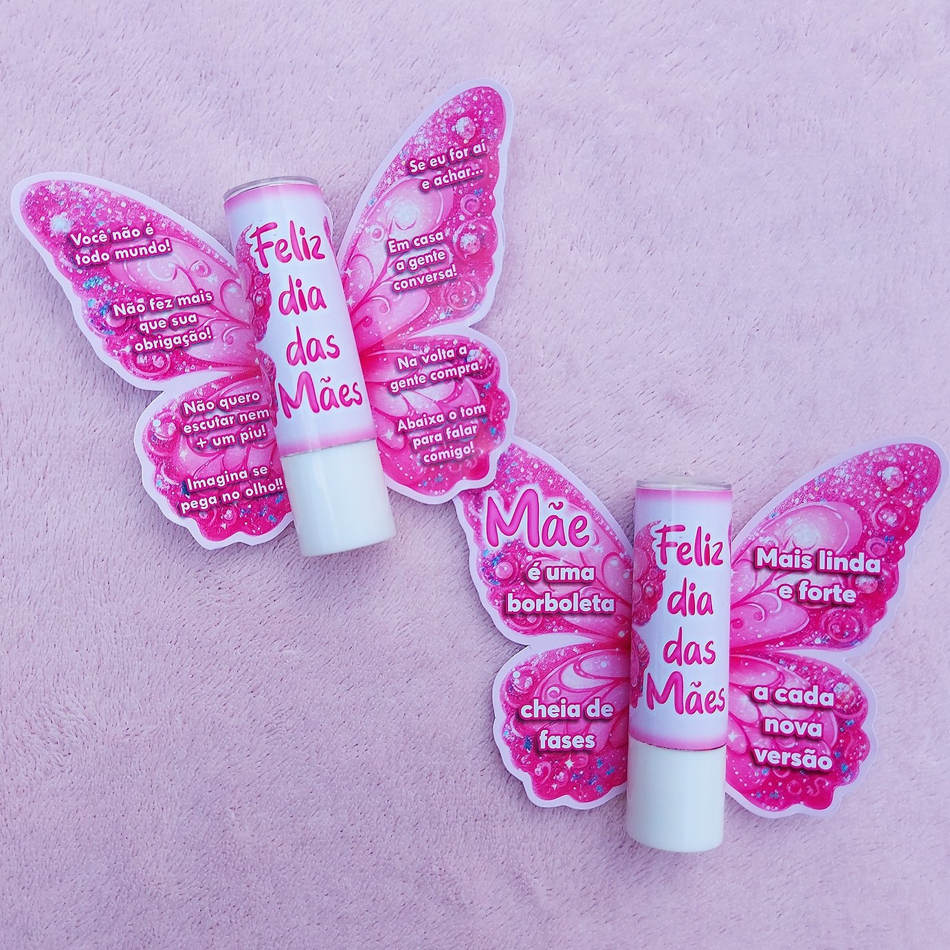 PDF Borboleta Rosa Manteiga de Cacau - Dia das Mães PDF Borboleta Rosa Manteiga de Cacau - Dia das Mães - Imagem 1