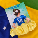 Card Xuxinha Azul Brasil - Copa do Mundo 2026
