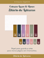 Diário de Leituras Coleção Laços & Rosa Costura (Perfeito Miolo) - Imagem 9