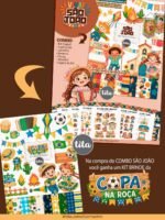 São João 2026 - Combo Ilustrações e Papéis + BRINDE Copa Junina (Tita) - Imagem 2