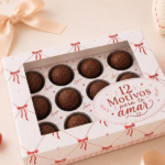 Caixa Brigadeiro 12 Motivos para te amar