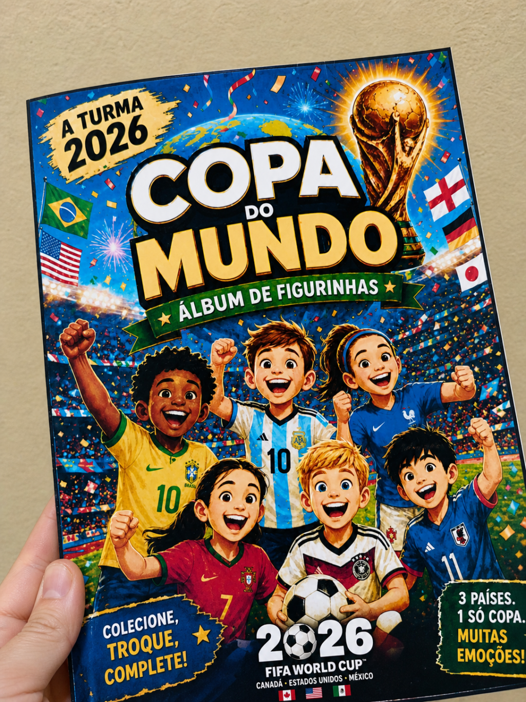 Álbum da Turma Copa 2026 Editável - Imagem 2