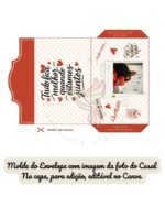 Caixinha e Envelope Polaroid Namorados (Editável Canva) - Imagem 6