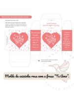 Caixinha e Envelope Polaroid Namorados (Editável Canva) - Imagem 5