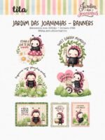 Jardim das Joaninhas - Combo Ilustrações e Papéis (Tita) - Imagem 2