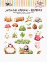 Jardim das Joaninhas - Combo Ilustrações e Papéis (Tita) - Imagem 8