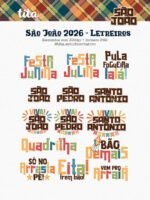 São João 2026 - Combo Ilustrações e Papéis + BRINDE Copa Junina (Tita) - Imagem 9