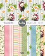 Jardim das Joaninhas - Combo Ilustrações e Papéis (Tita) - Imagem 5