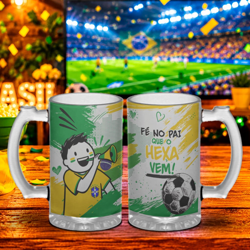 Copa 2026 - Artes para Caneca Chopp - Imagem 5