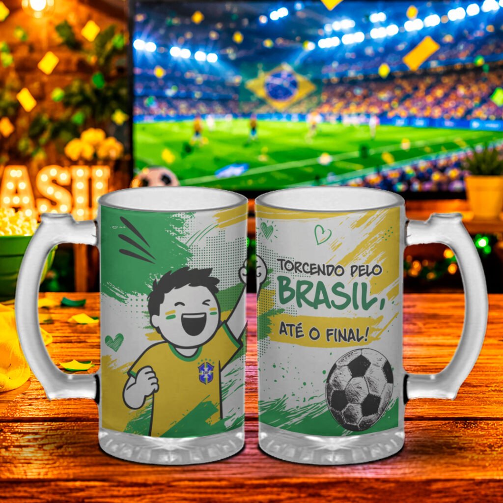 Copa 2026 - Artes para Caneca Chopp - Imagem 2