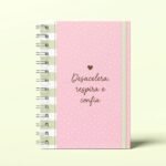 Kit Caderno Anotações Vida Leve - A5 - WIRE-O/ESPIRAL (Telma Contel) - Imagem 7
