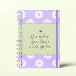 Kit Caderno Anotações Vida Leve - A5 - WIRE-O/ESPIRAL (Telma Contel) - Imagem 3