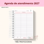 Agendamento 3 Profissionais 2027