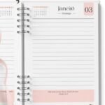 Agenda Feminina Neutra 1 Dia por Página 2027 com Versículos (Bicho Papel)