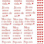 Namorados Frases 2026 DTF UV ( Tamanho A4)