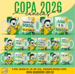 Copa 2026 - Artes para Caneca