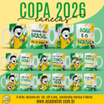 Copa 2026 - Artes para Caneca