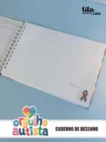 Orgulho Autista - Caderno de Desenho (Tita) - Imagem 2