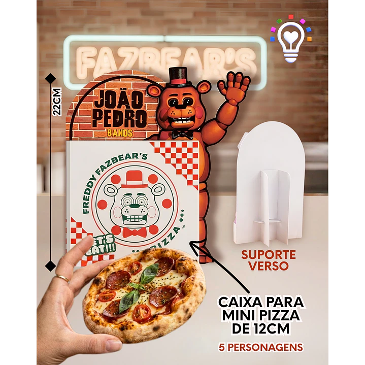 Centro de Mesa Five Nights at Freddy’s FNAF - Imagem 1