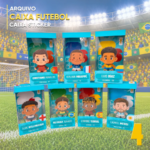 Caixas Figurinhas 3D Craques do Mundial