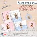 COMBO Maternidade Caderrneta de Saúde + Livro do Bebê- SÃO MIGUEL ARCANJO E SANTA TERESINHA