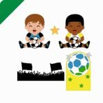 Futebol Menino Com Bola - Topo de Bolo