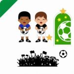 Futebol Menino Segurando Bola - Topo de Bolo