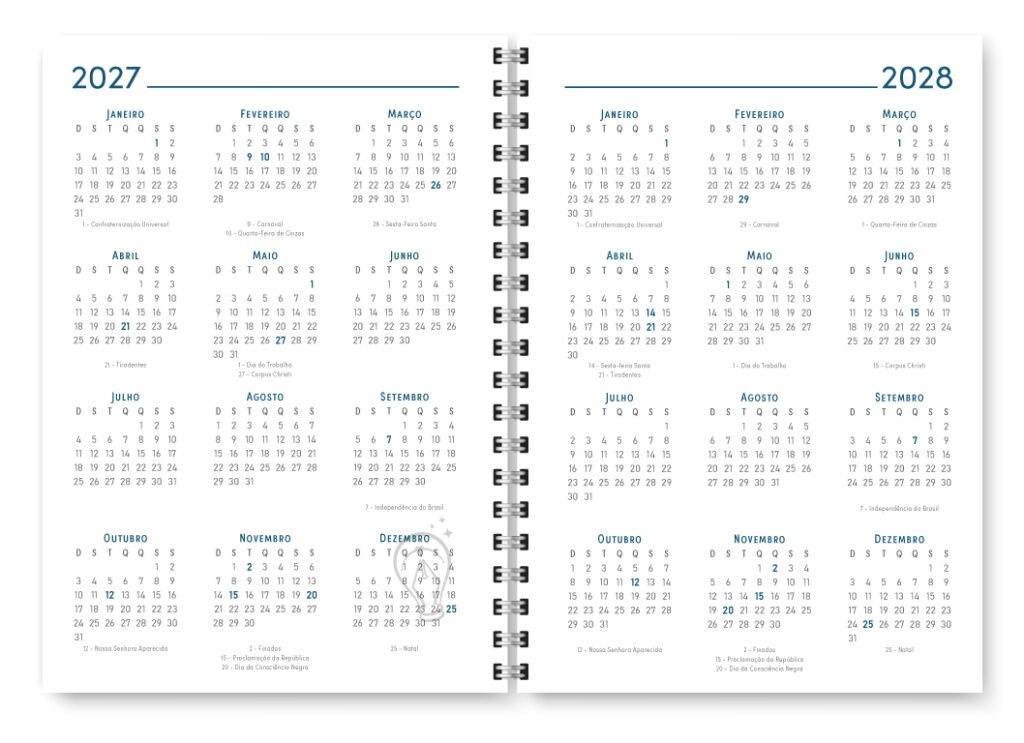 Agenda Clássica 2027 - 1DPP/2DPP (Trilha de Papel) - Imagem 10