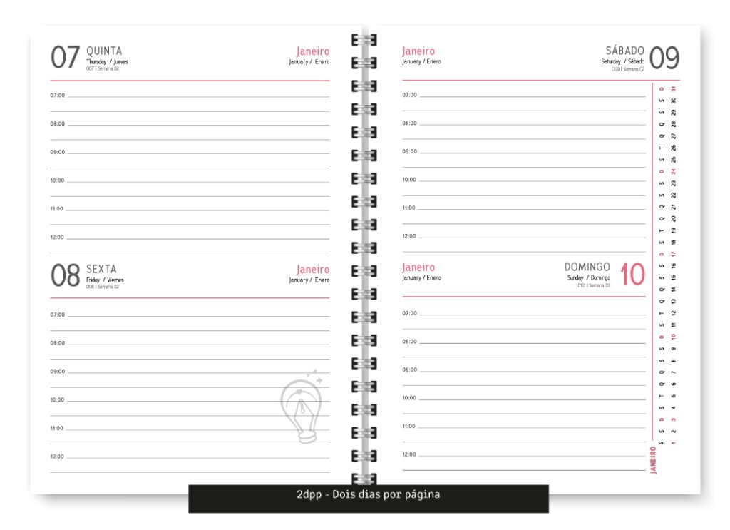 Agenda Clássica 2027 - 1DPP/2DPP (Trilha de Papel) - Imagem 6