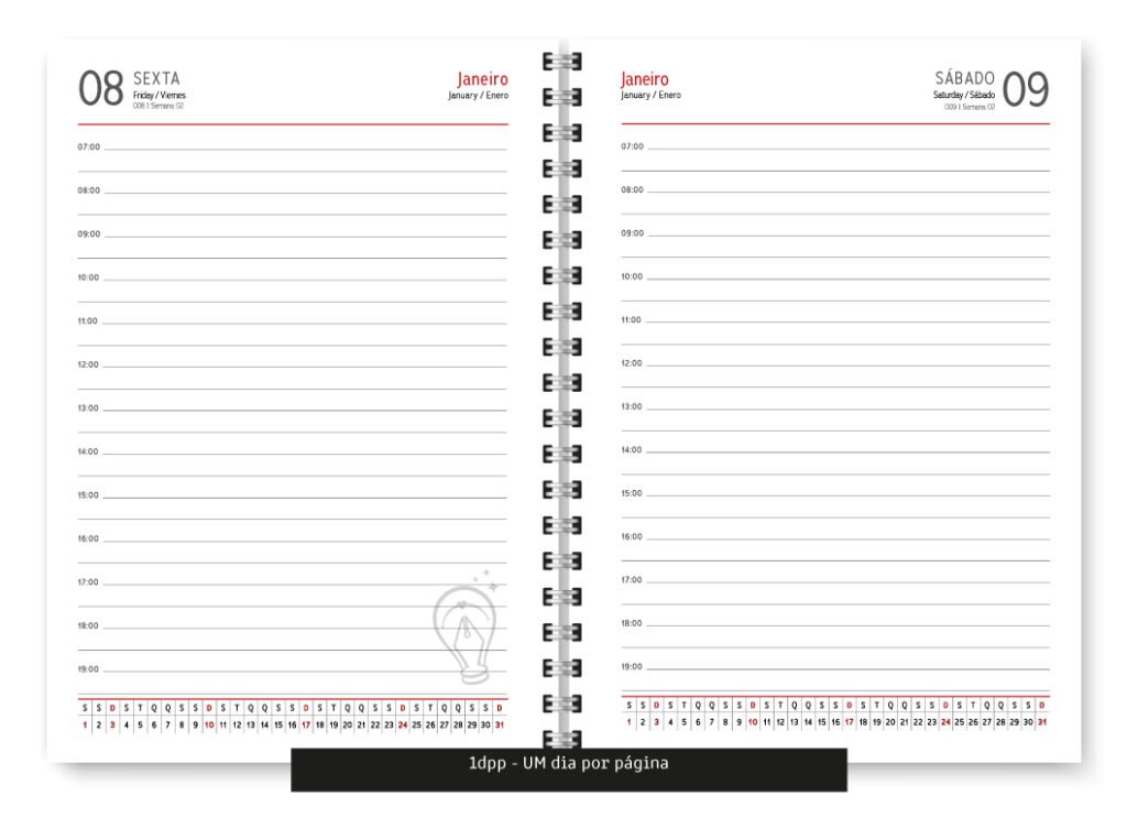 Agenda Clássica 2027 - 1DPP/2DPP (Trilha de Papel) - Imagem 3