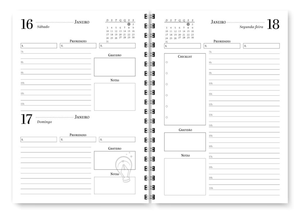COMBO Agenda 2027 Neutro (Trilha de Papel) - Imagem 3