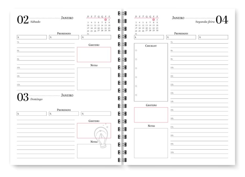 COMBO Agenda 2027 Neutro (Trilha de Papel) - Imagem 2