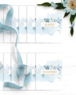 COMBO 8 Agendas 2027 e Permanente COM VERSÍCULOS e SEM VERSÍCULOS Floral Azul (Bicho Papel) - Imagem 5
