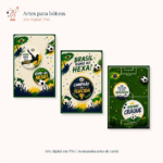Artes para bottons - Torcer Juntos Copa 2026 (Moldes da Lê) - Imagem 3