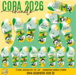 Copa 2026 - Artes para Chinelos