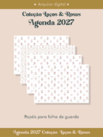 Agenda 2027 Coleção Laços & Rosas Costura (Perfeito Miolo) - Imagem 5