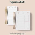 Agenda 2027 Coleção Laços & Rosas Wire-o (Perfeito Miolo)