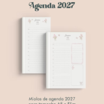 Agenda 2027 Coleção Laços & Rosas Costura (Perfeito Miolo)