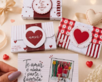 Caixa para KitKat com Cartão - Dia dos Namorados - Imagem 2