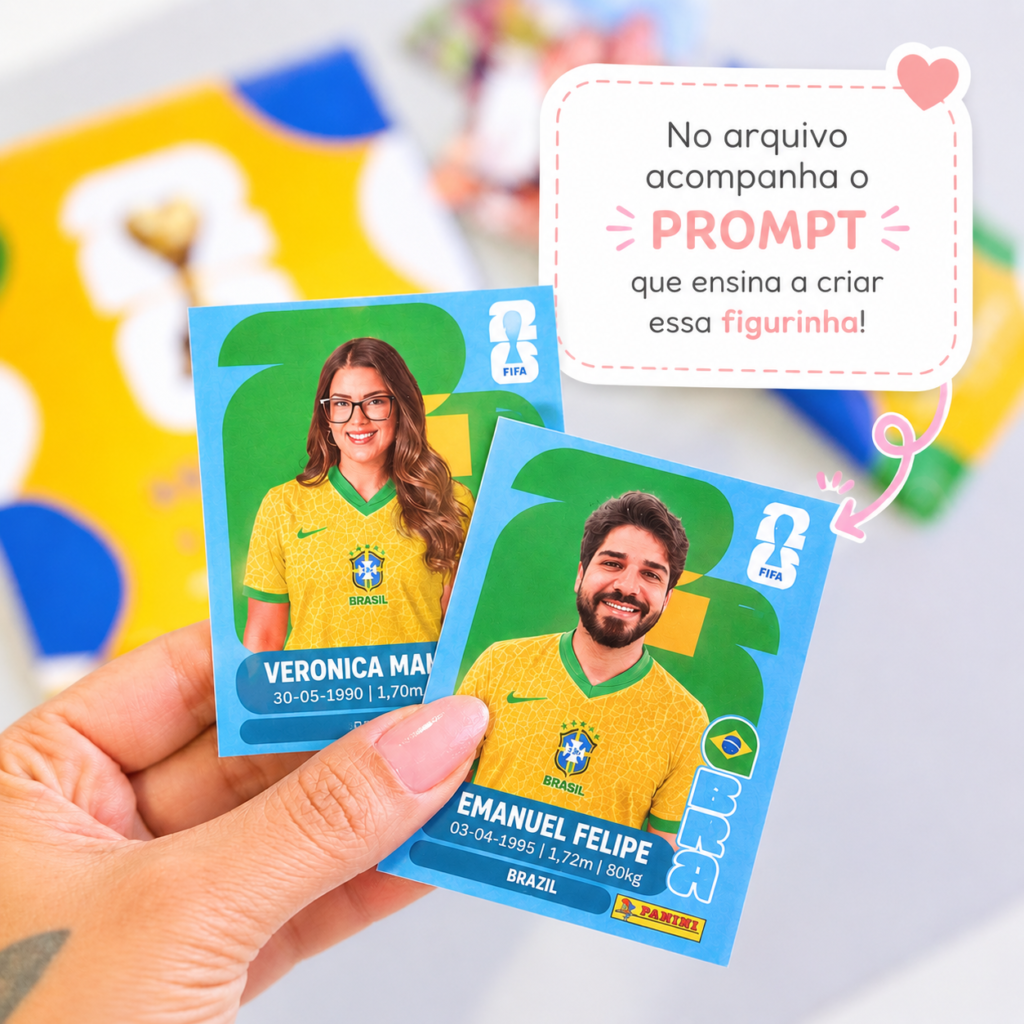 Álbum Love Cup 2026 (FIGURINHAS DA COPA) Dia dos Namorados 2026 (Vê Moraes) - Imagem 6