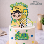 Minha Primeira Copa Menina - Topo de Bolo