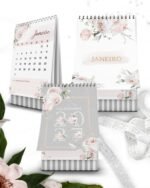 Kit Calendários 2027 de Mesa A5 A6 e Calendário Marca Página Believe (Bicho Papel) - Imagem 3