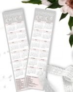 Kit Calendários 2027 de Mesa A5 A6 e Calendário Marca Página Believe (Bicho Papel) - Imagem 4