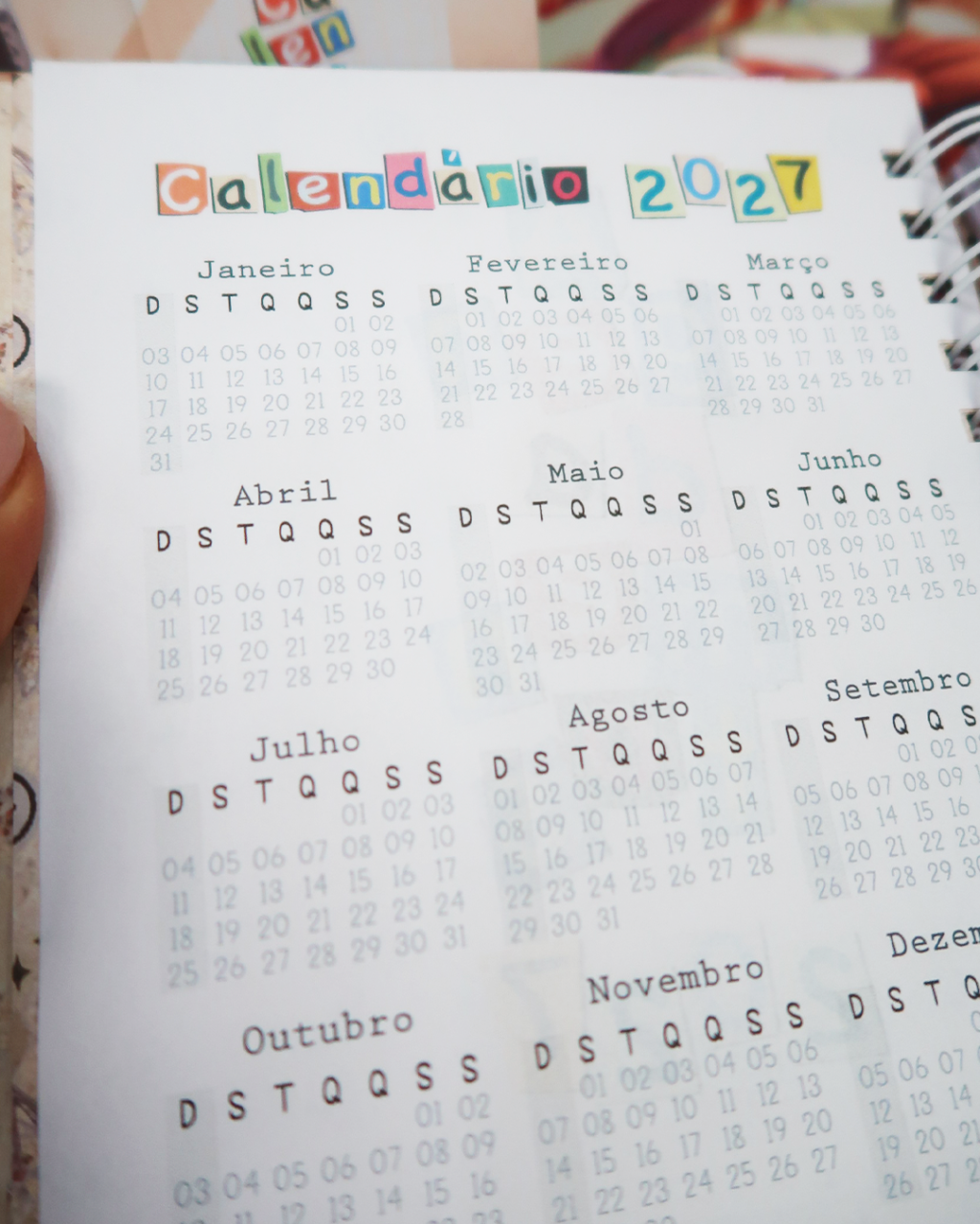 Coleção AGENDAMENTOS 2027 (Mimos Personalizados) - Imagem 17