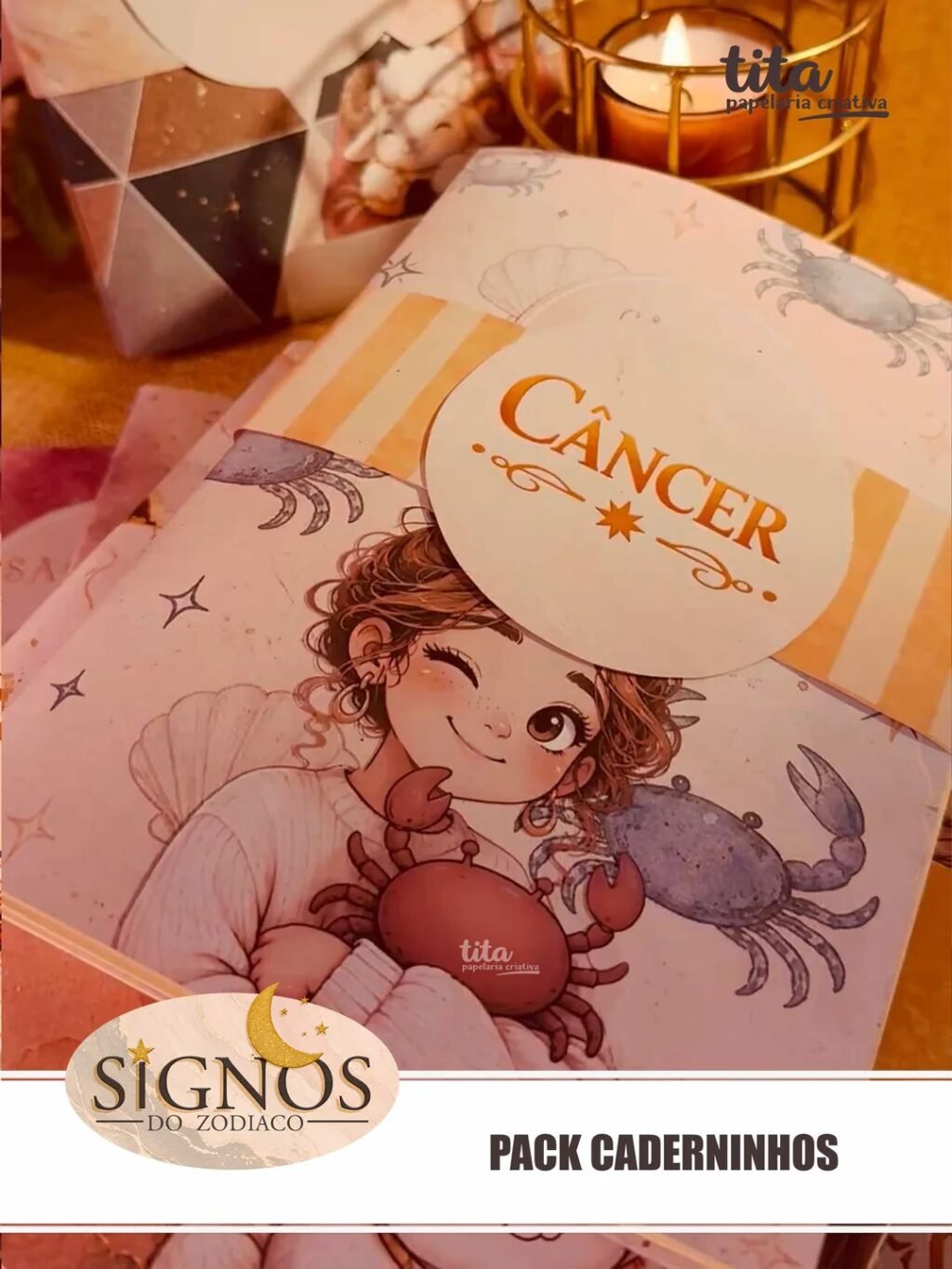 Signos do Zodíaco - Pack Caderninhos (Tita) - Imagem 4
