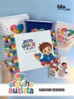 Orgulho Autista - Caderno de Desenho (Tita)