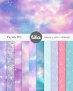 Signos Cute - Combo Ilustrações e papéis (Tita) - Imagem 9